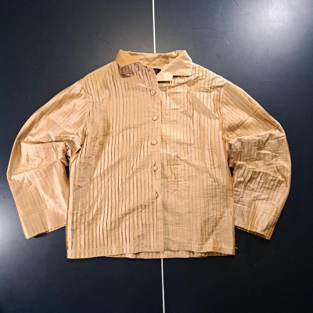 Gracie Collins Women's Tan and Brown Blouse